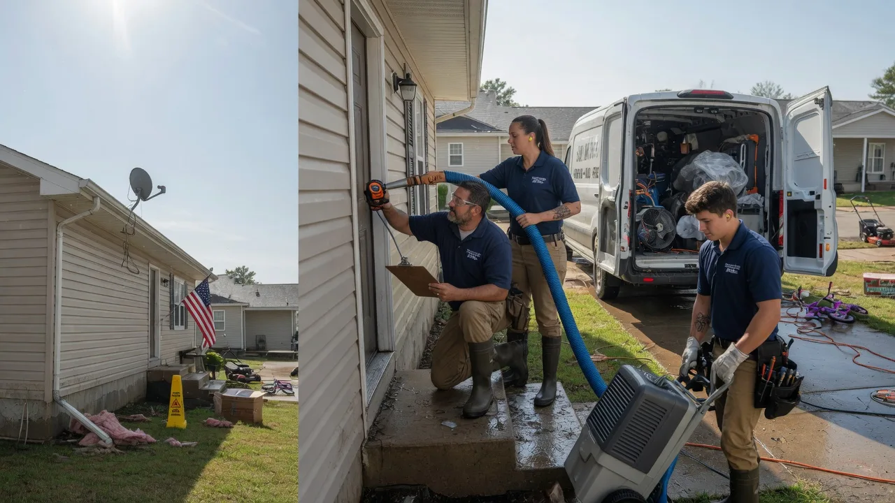 Ceiling Water Damage Restoration in Bridgeport, AL near me